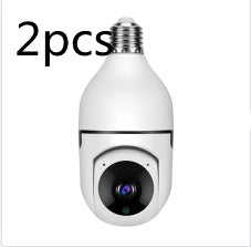 WiFi CAMERA 1080P Bulb 4X Zoom Camera E27 Home 5GWiFi Alarm Monitor